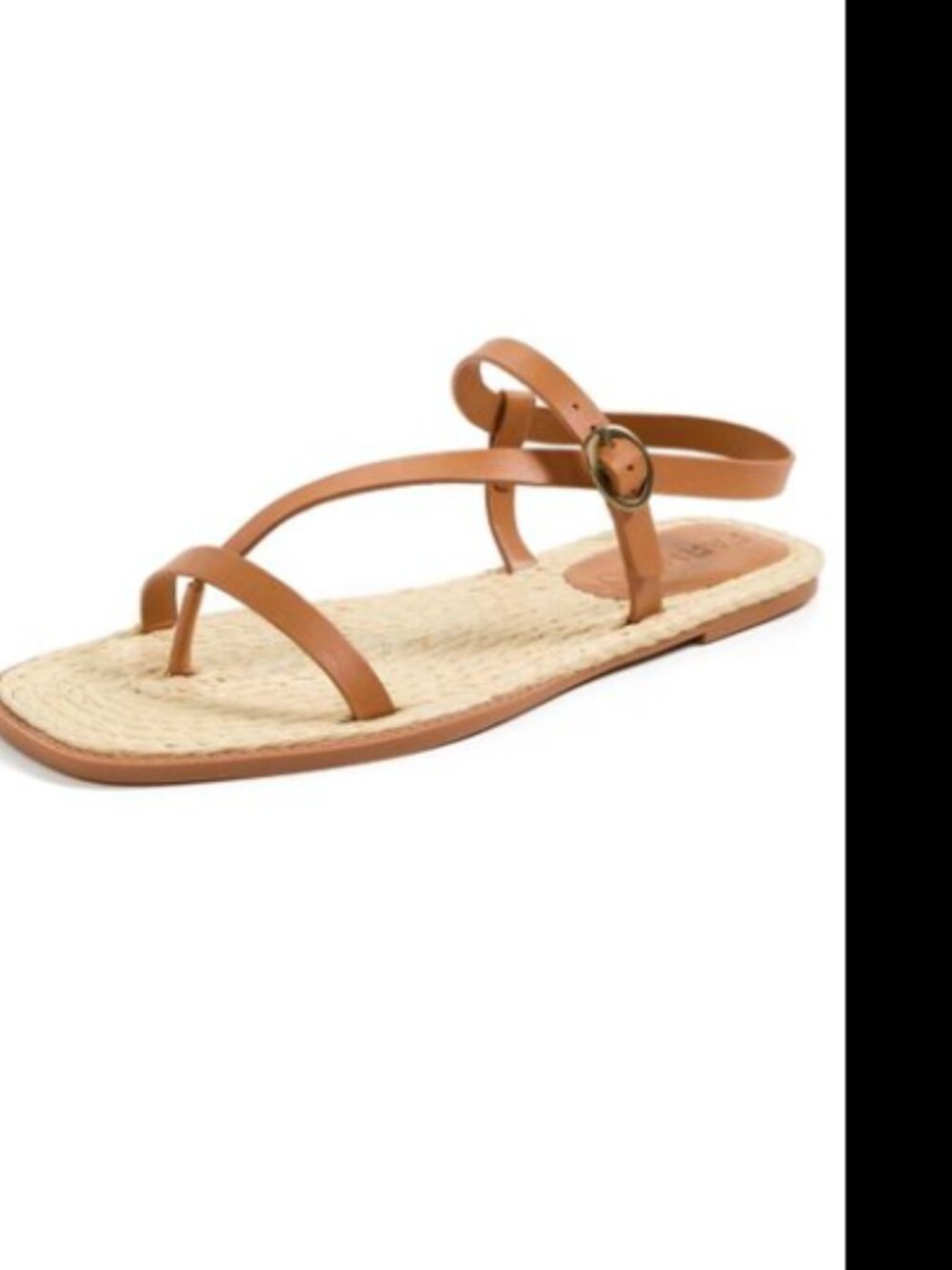 NWT FARM Rio Camel Cross Strap Sandals | EU 38 / US 8 | Box & Dust Bag | $220R